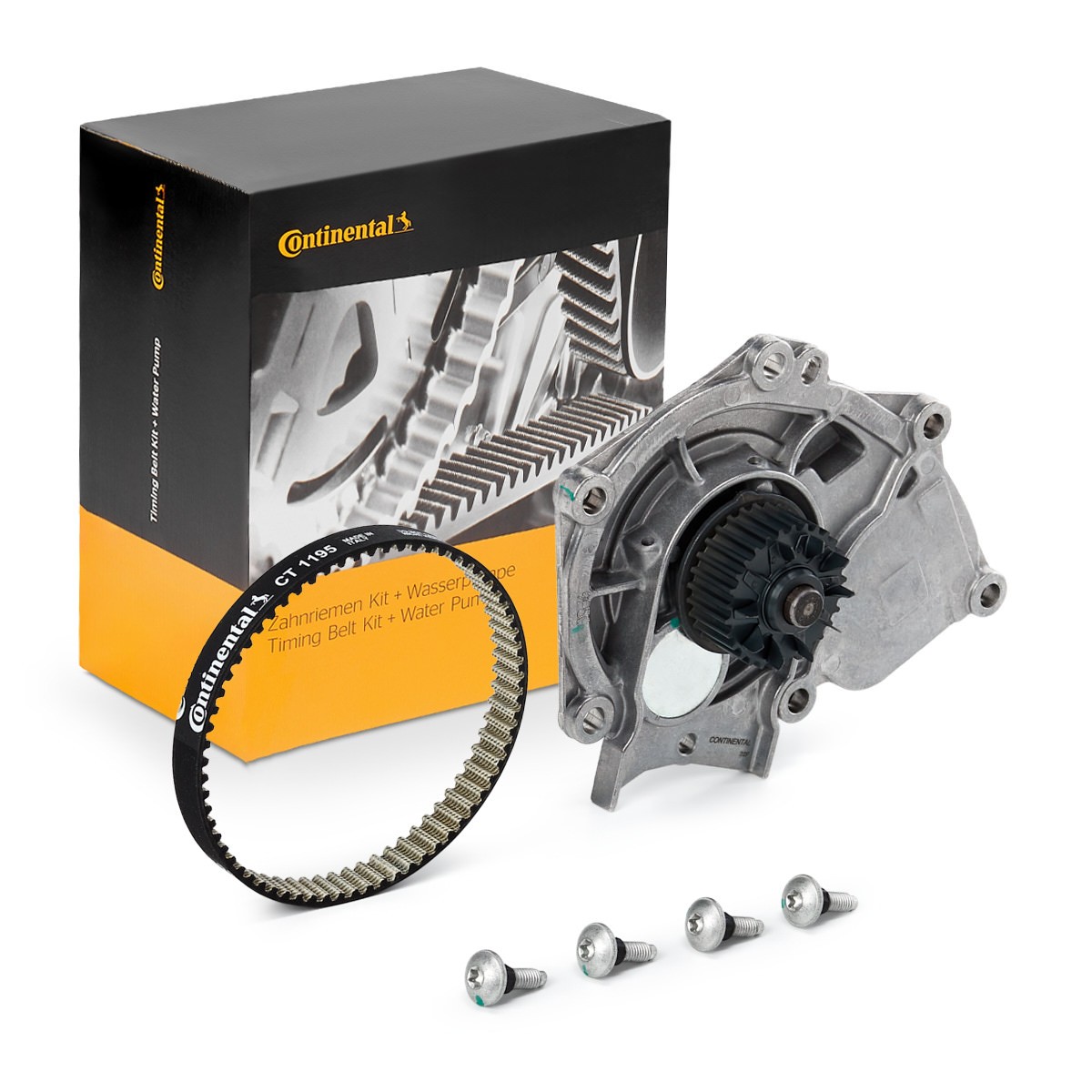CONTITECH Water pump and timing belt kit Article number: CT1195WP1 cheaply