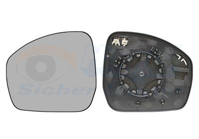 VAN WEZEL Mirror Glass, outside mirror Article number: 0258837 cheaply