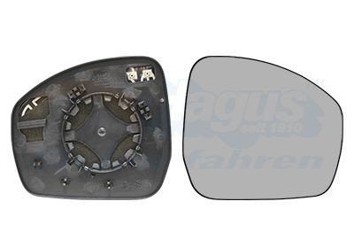 VAN WEZEL Mirror Glass, outside mirror Article number: 0258838 cheaply
