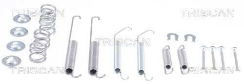 TRISCAN 8105 142569 Tilbehørssæt, bremsebakker MIRAGE 1.2 (A03A) 78 HK Benzin