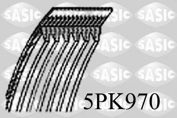 SASIC Serpentine belt Article number: 5PK970 cheaply