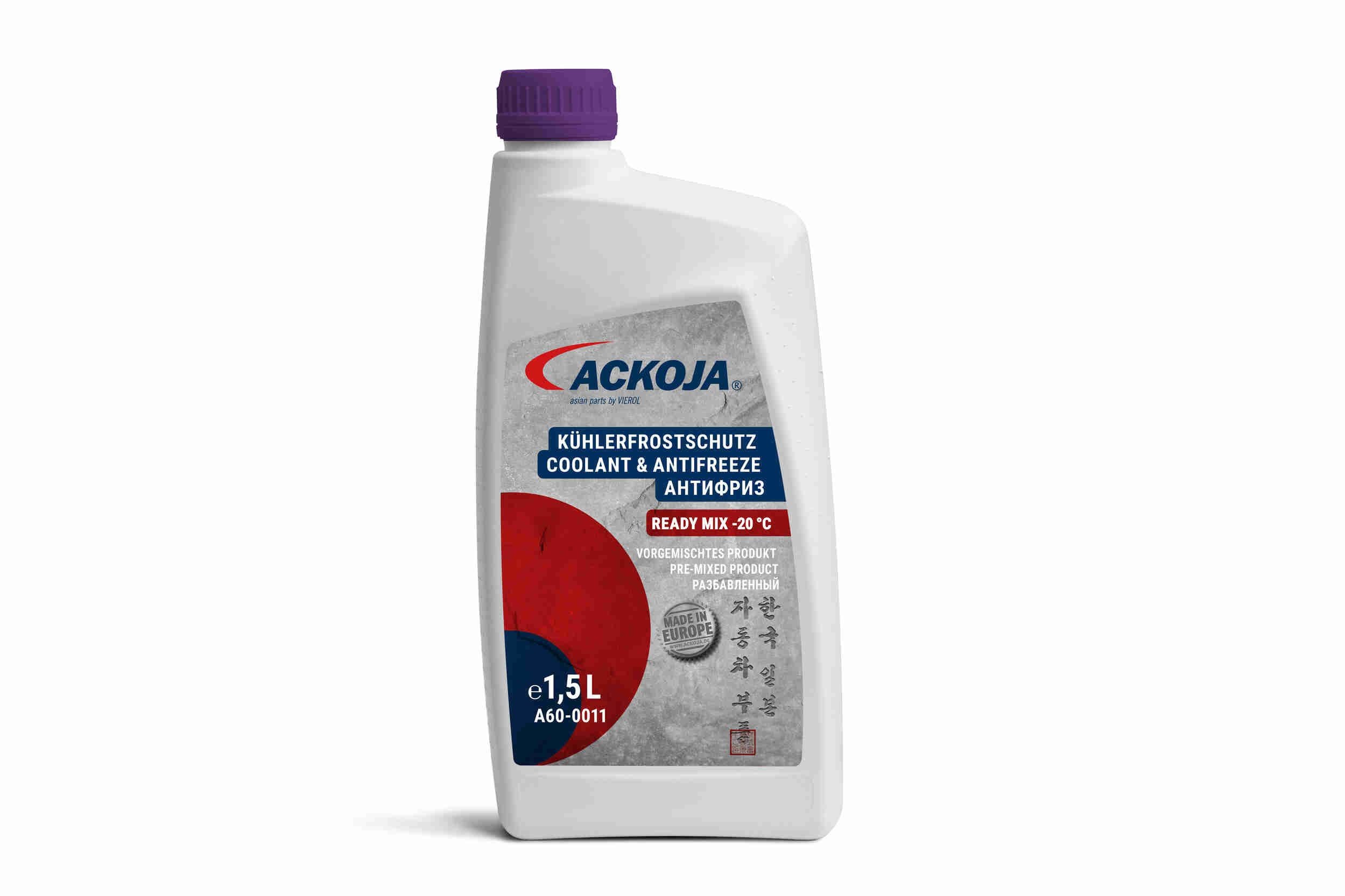 ACKOJA A60-0011 Antifreeze INTEGRA 1.8 ESI (DB7) 145 PS Petrol 2001