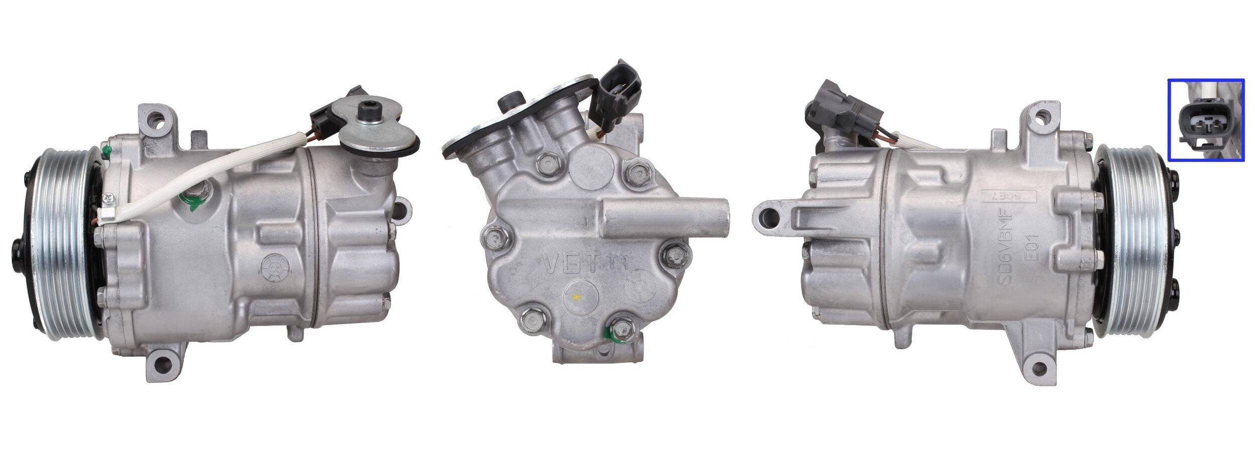 LUCAS Air conditioning compressor Article number: ACP734 cheaply