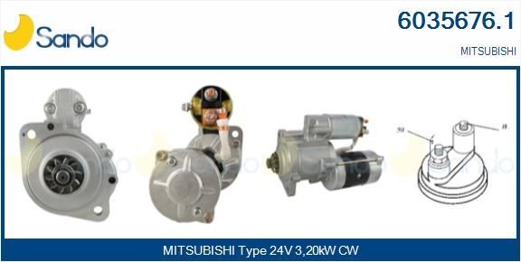 SANDO Alternator Article number: 2042125.1 cheaply