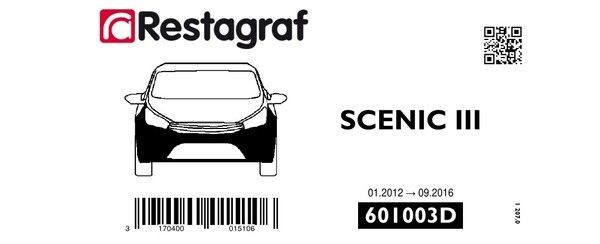 RESTAGRAF Clipssats, karosseri Artikelnummer: 601003D billigt