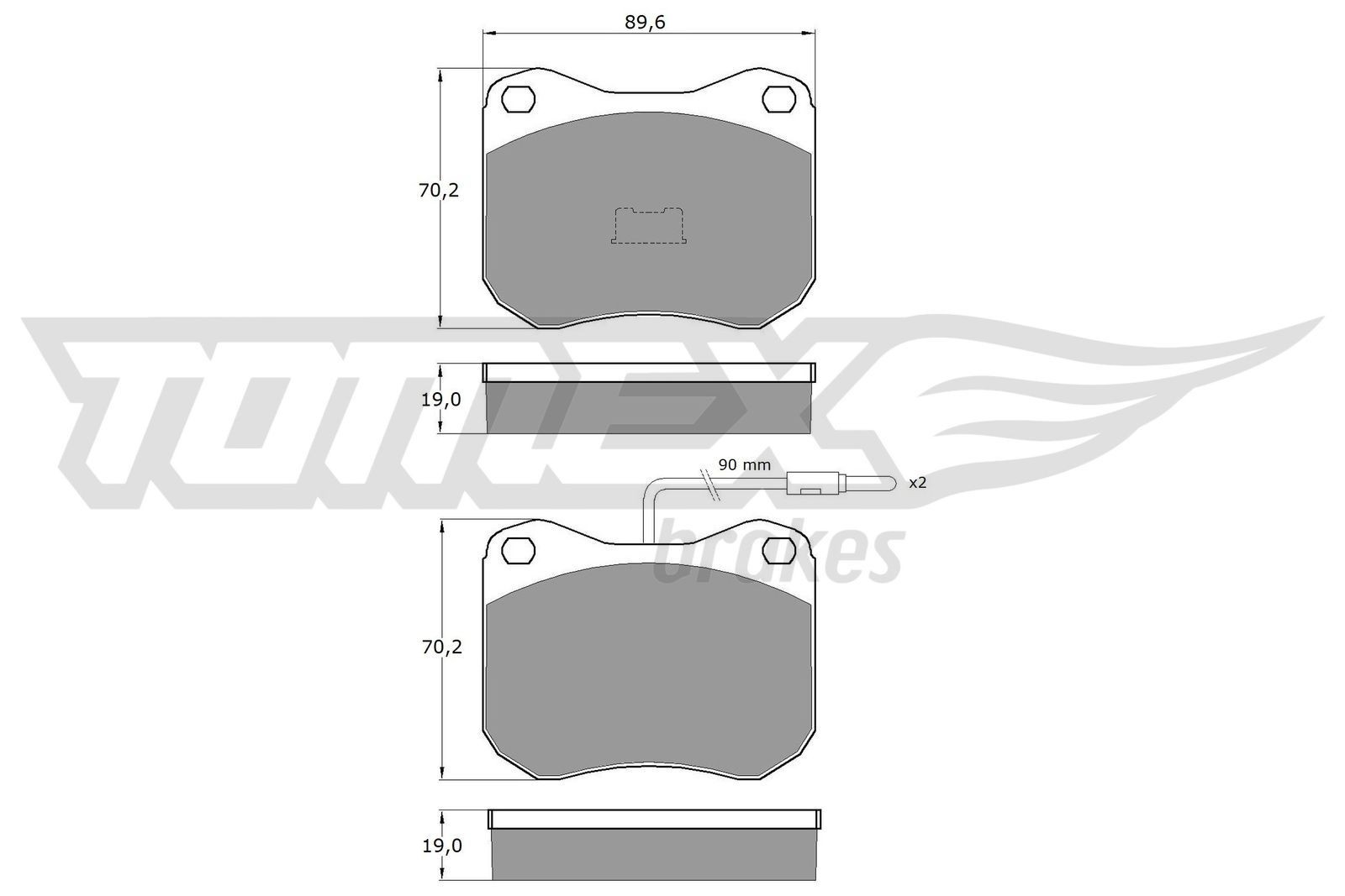 TOMEX brakes Brake pad set Article number: TX 10-42 cheaply