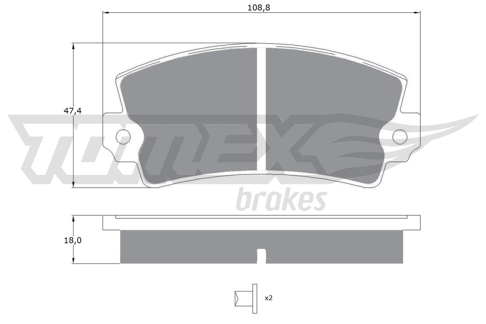 TOMEX brakes Piduriklotsid Artikli number: TX 10-434 soodsalt
