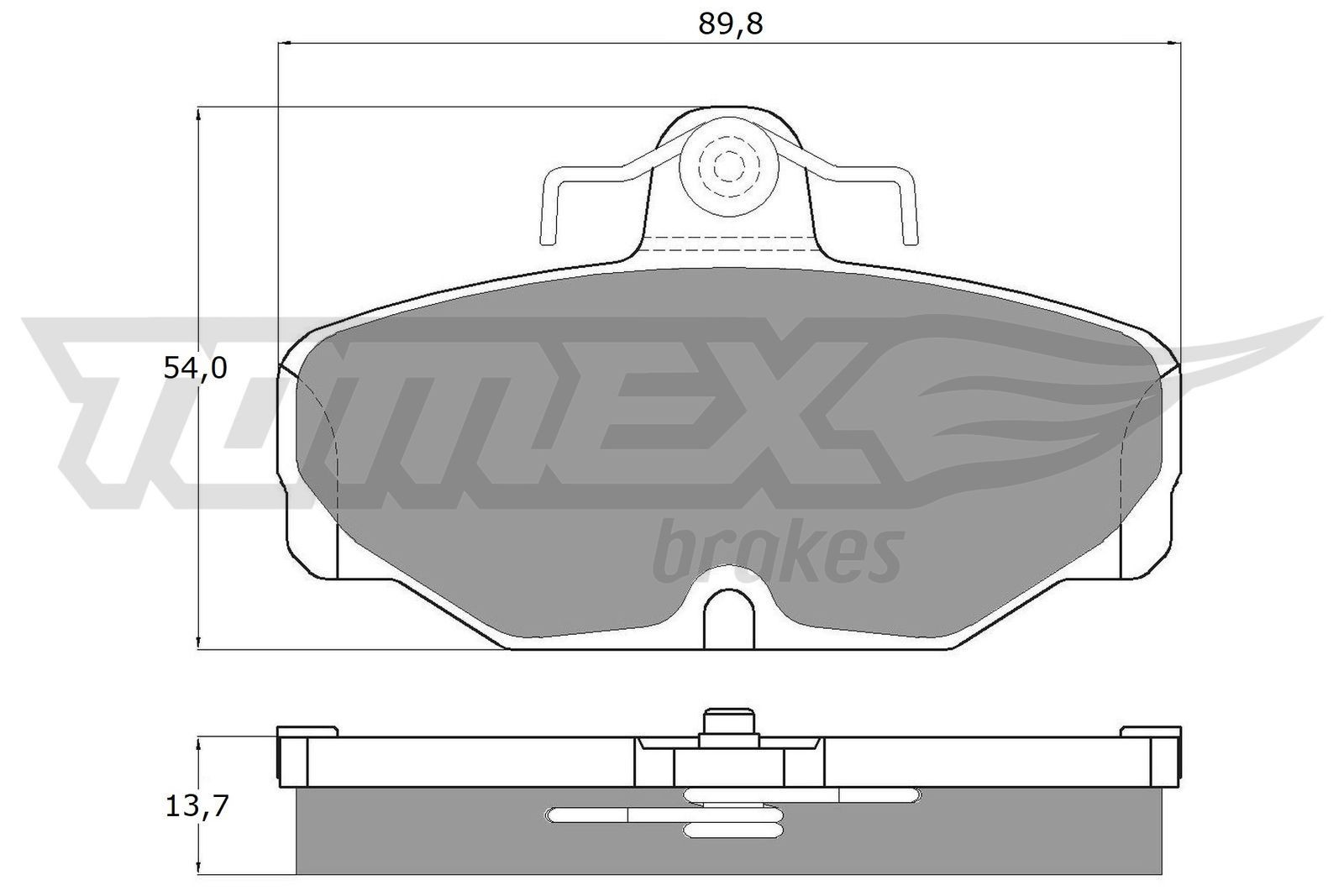 TOMEX brakes Brake pad set Article number: TX 10-67 cheaply