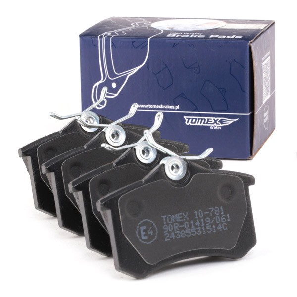TOMEX brakes Brake pad set Article number: TX 10-781 cheaply