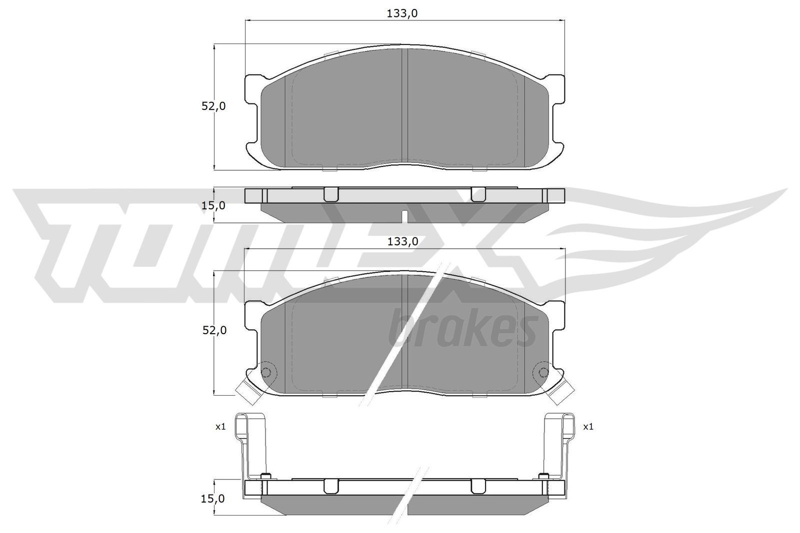 TOMEX brakes Piduriklotsid Artikli number: TX 11-17 soodsalt