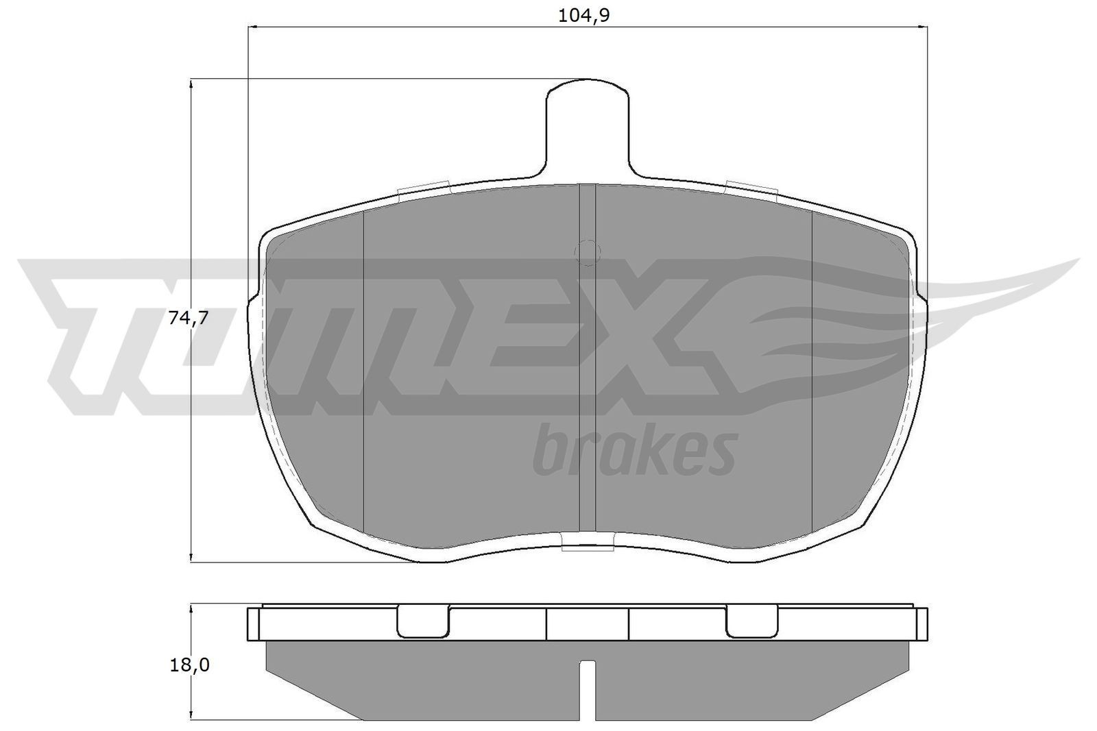 TOMEX brakes Piduriklotsid Artikli number: TX 11-21 soodsalt