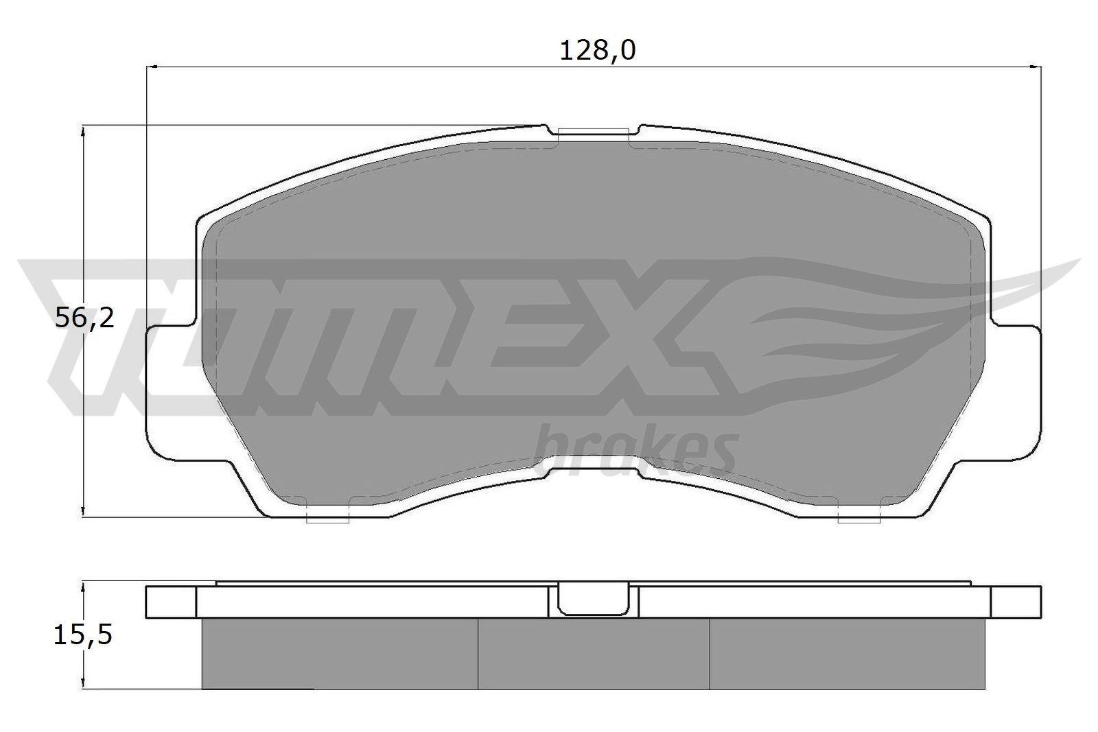 TOMEX brakes Brake pad set Article number: TX 11-45 cheaply