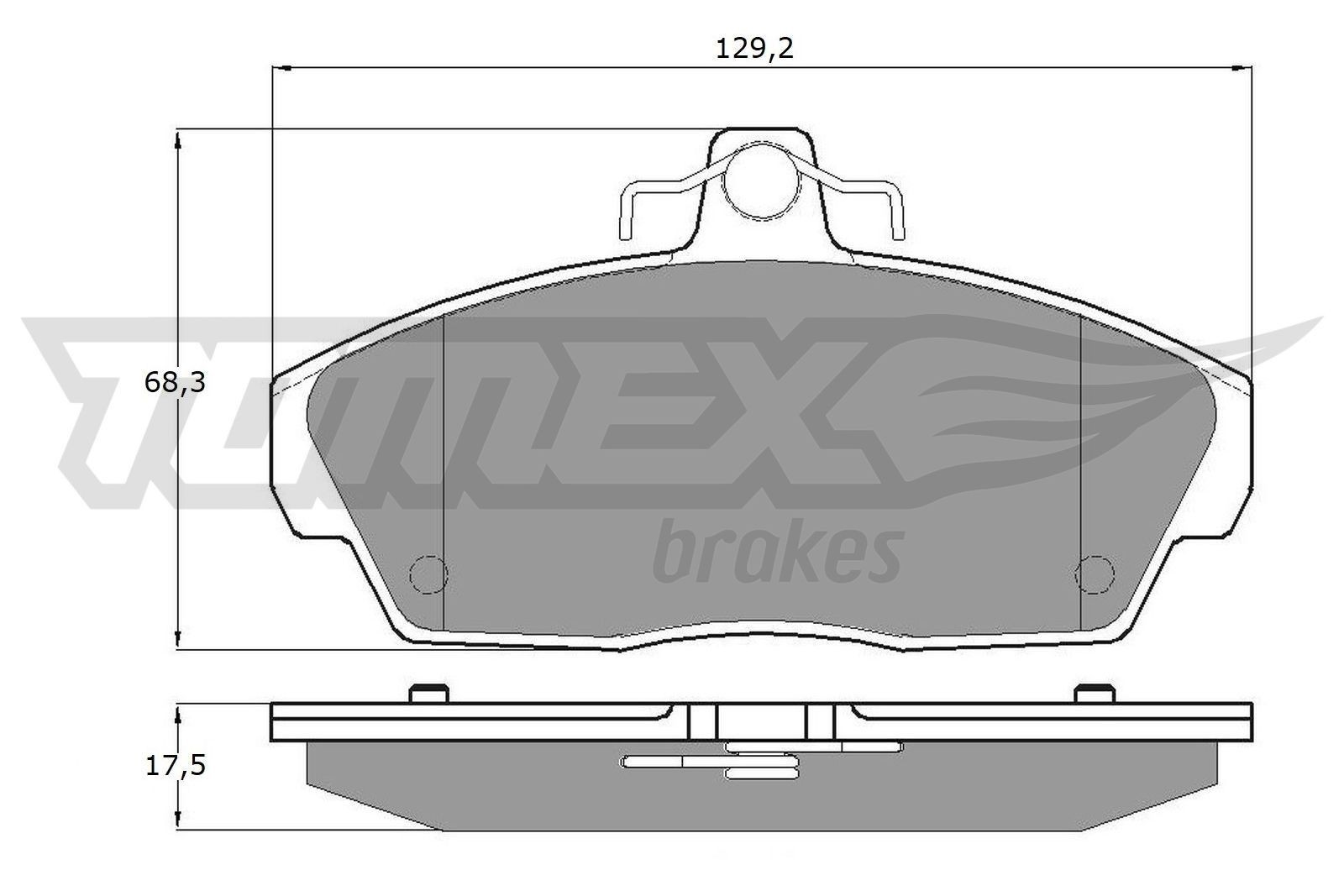 TOMEX brakes Brake pad set Article number: TX 11-511 cheaply