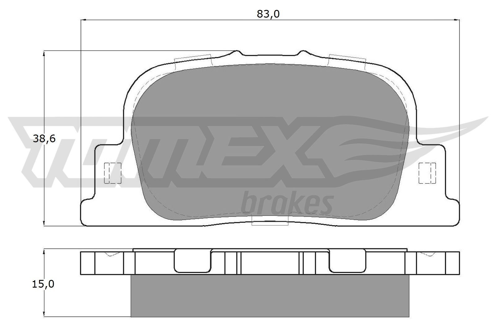 TOMEX brakes Piduriklotsid Artikli number: TX 13-71 soodsalt
