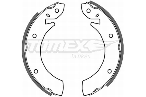TOMEX brakes Brake Shoe Set Article number: TX 20-96 cheaply