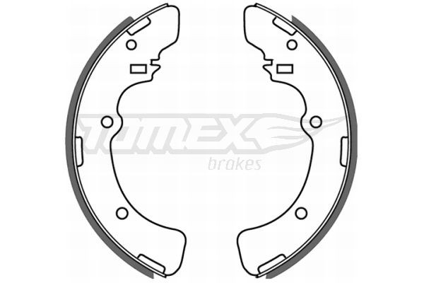 TOMEX brakes Brake Shoe Set Article number: TX 21-45 cheaply