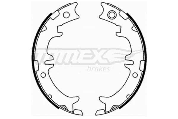 TOMEX brakes Piduriklotside komplekt Artikli number: TX 21-76 soodsalt
