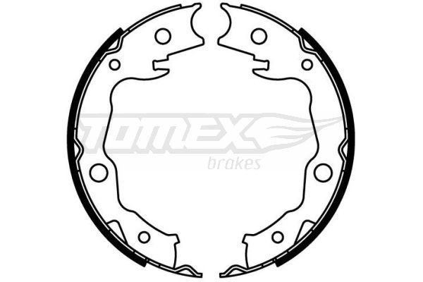 TOMEX brakes Brake Shoe Set Article number: TX 22-24 cheaply