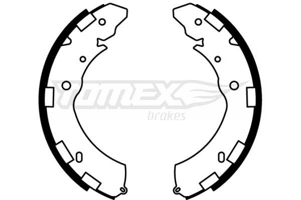 TOMEX brakes Brake Shoe Set Article number: TX 22-37 cheaply