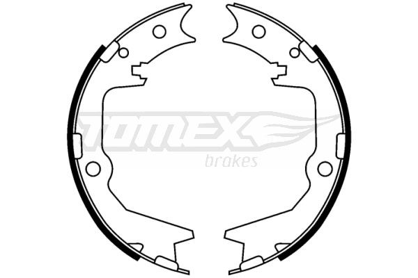 TOMEX brakes Brake Shoe Set Article number: TX 22-39 cheaply