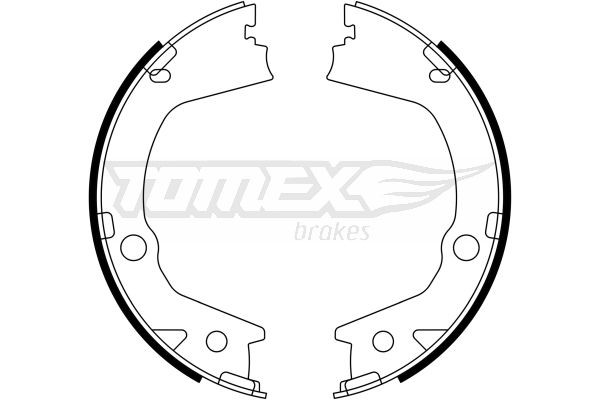 TOMEX brakes Brake Shoe Set Article number: TX 23-16 cheaply