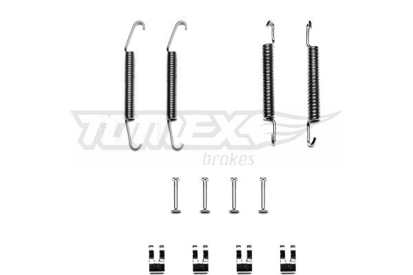 TOMEX brakes TX 40-27 Tilbehørssæt, bremsebakker CINQUECENTO 1.1 Sporting 54 HK Benzin 1999
