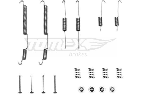 TOMEX brakes TX 40-29 Tilbehørssæt, bremsebakker DUCATO 1.9 TD Combinato 80 HK Diesel 2002