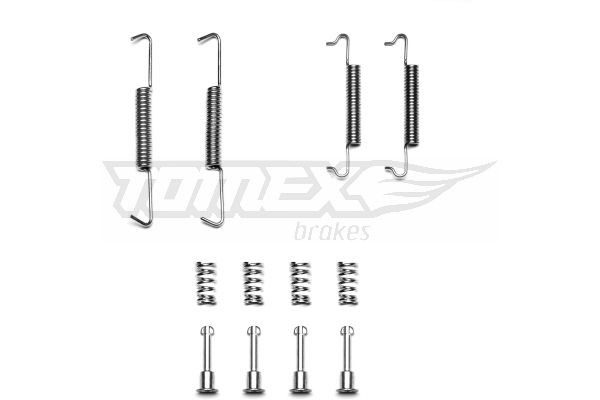 TOMEX brakes TX 41-60 Tilbehørssæt, bremsebakker ULYSSE 2.0 JTD 16V 109 HK Diesel 2002