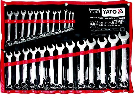 YATO Spanner Set, ring / open ended Article number: YT-0075 cheaply