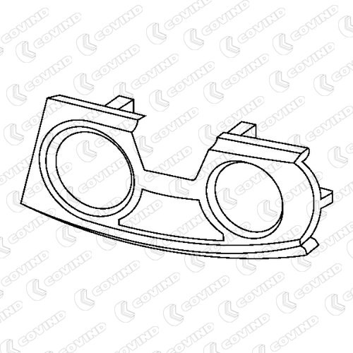 COVIND Holder, fog light Article number: 580/ 89 cheaply