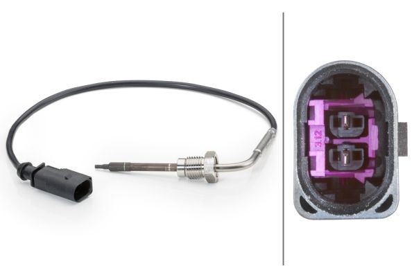 HELLA Sensor, exhaust gas temperature Article number: 6PT 014 494-071 cheaply