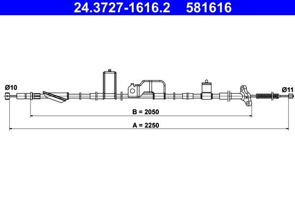 ATE Tross, seisupidur Artikli number: 24.3727-1616.2 soodsalt