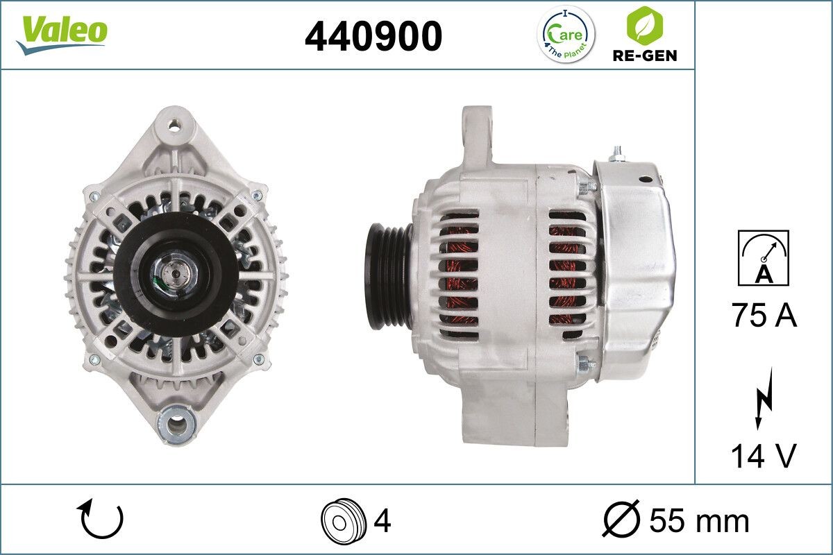 VALEO Dynamo artikkelnummer: 440900 billig