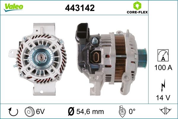 VALEO Generaator Artikli number: 443142 soodsalt