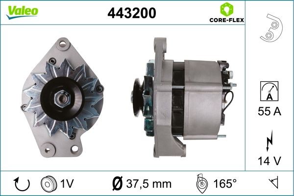 VALEO Generaator Artikli number: 443200 soodsalt