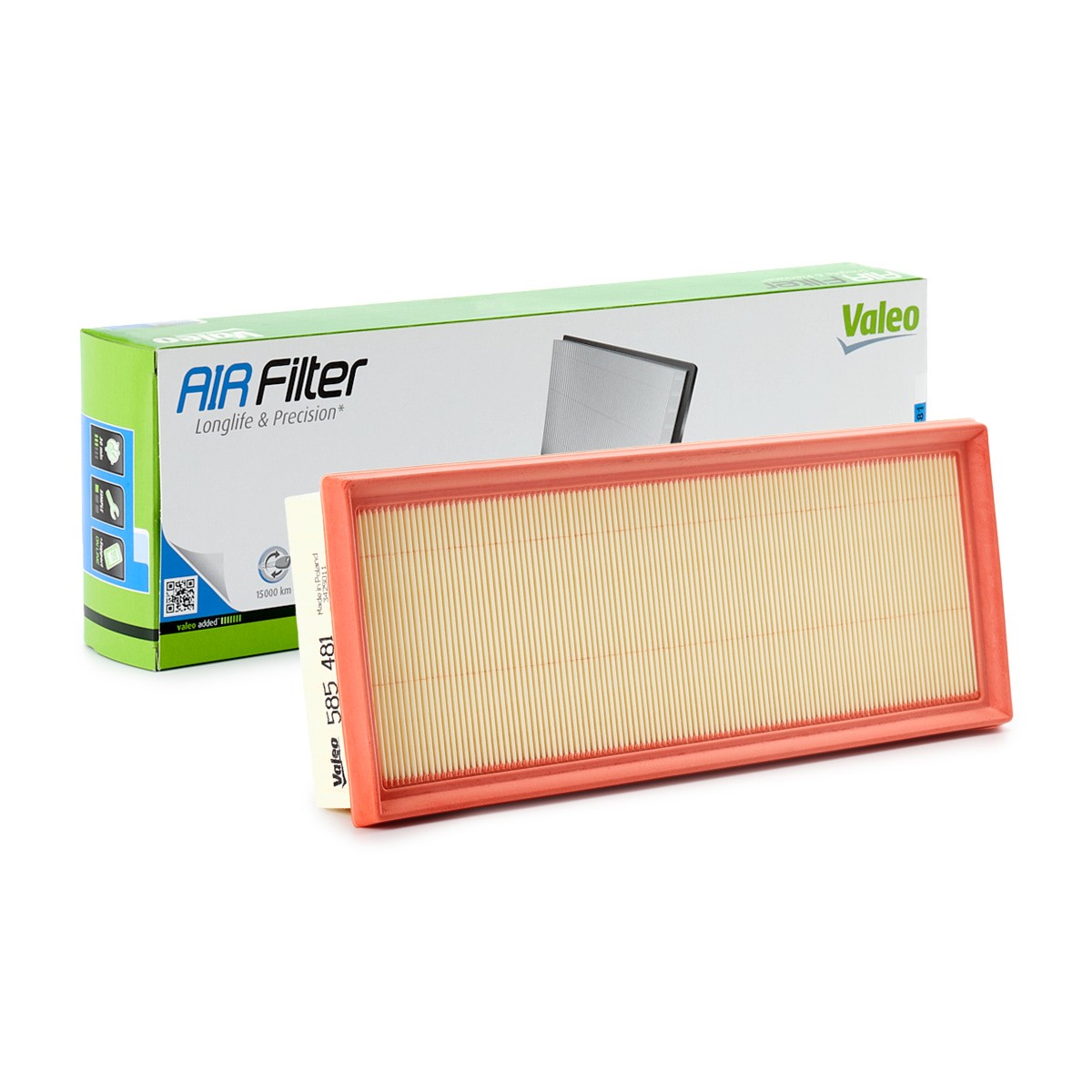 VALEO Air filter Article number: 585481 cheaply