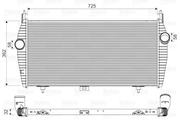 VALEO Intercooler Article number: 818335 cheaply