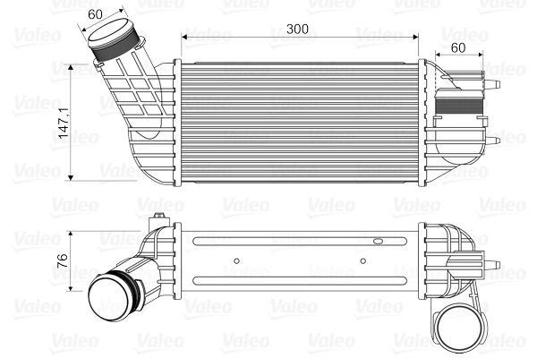 VALEO Intercooler Numero articolo: 818345 poco costoso