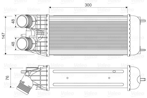 VALEO Intercooler Article number: 818547 cheaply