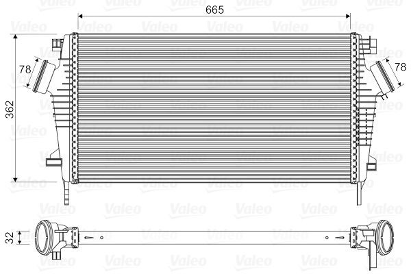 VALEO Intercooler Article number: 818603 cheaply