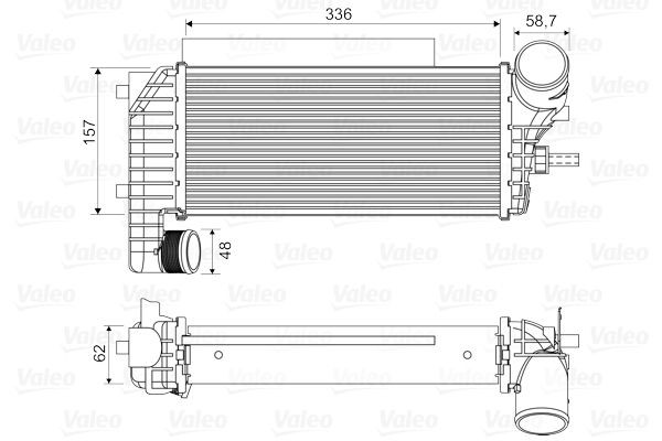 VALEO Intercooler Article number: 818604 cheaply