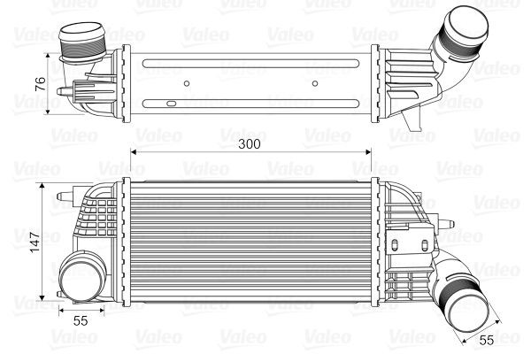 VALEO Intercooler Article number: 818620 cheaply
