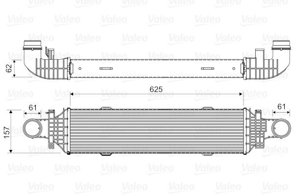 VALEO Intercooler Article number: 818631 cheaply