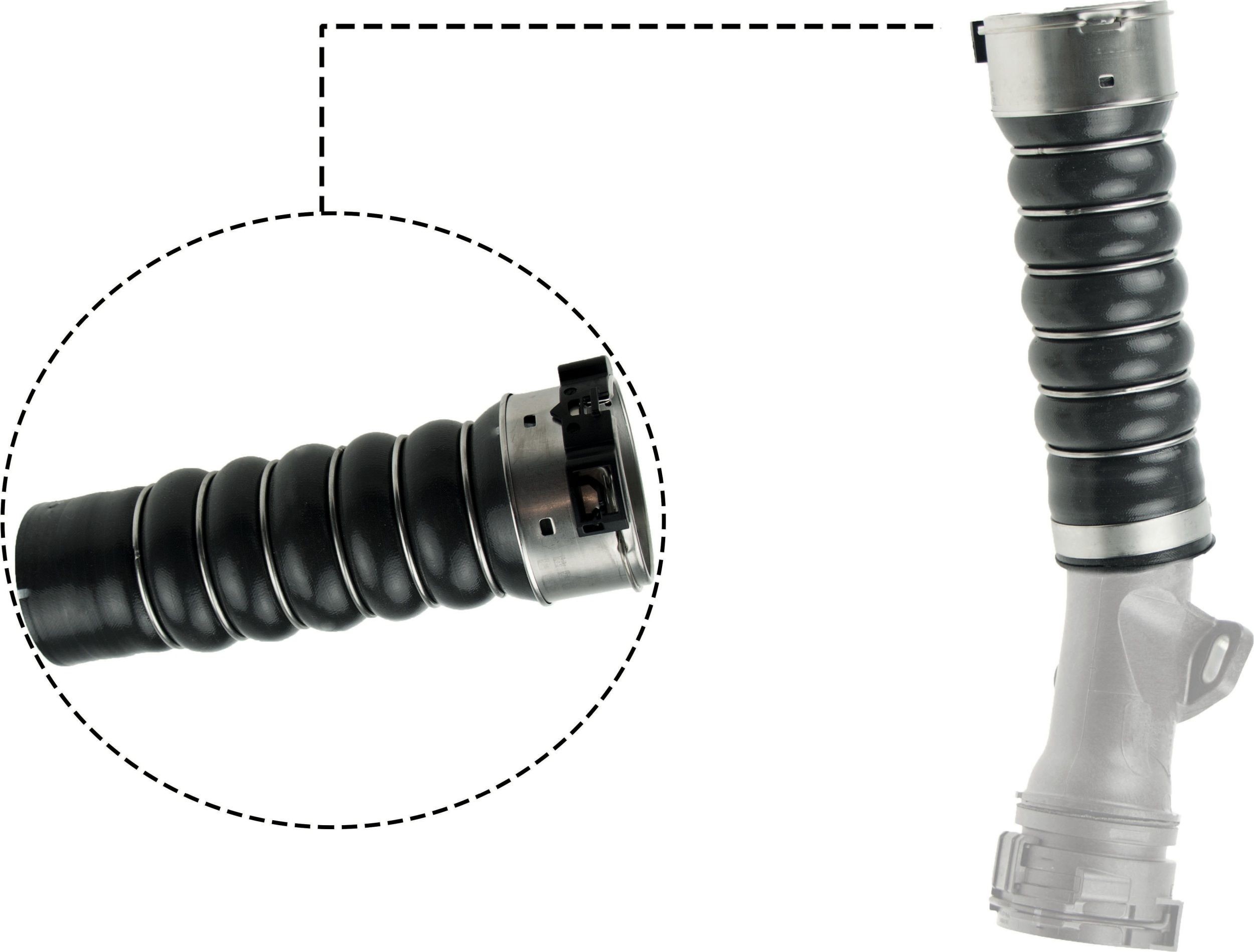 GATES Charger intake hose Article number: 09-0084 cheaply