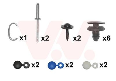 VAN WEZEL Mounting Kit, bumper Article number: 0929793 cheaply