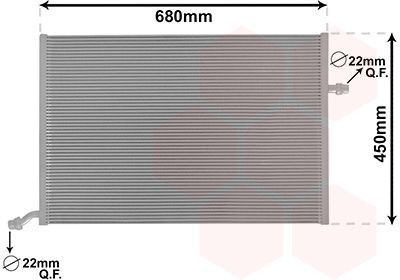 VAN WEZEL Engine radiator Article number: 30002712 cheaply
