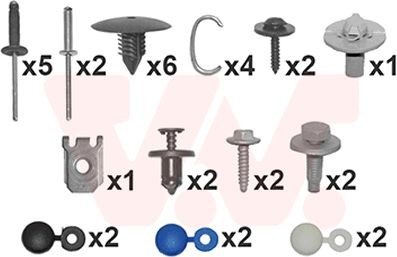 VAN WEZEL Mounting Kit, bumper Article number: 4341794 cheaply