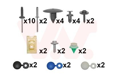 VAN WEZEL Mounting Kit, bumper Article number: 4366794 cheaply