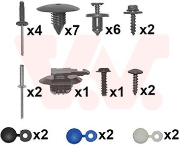 VAN WEZEL Mounting Kit, bumper Article number: 4376794 cheaply