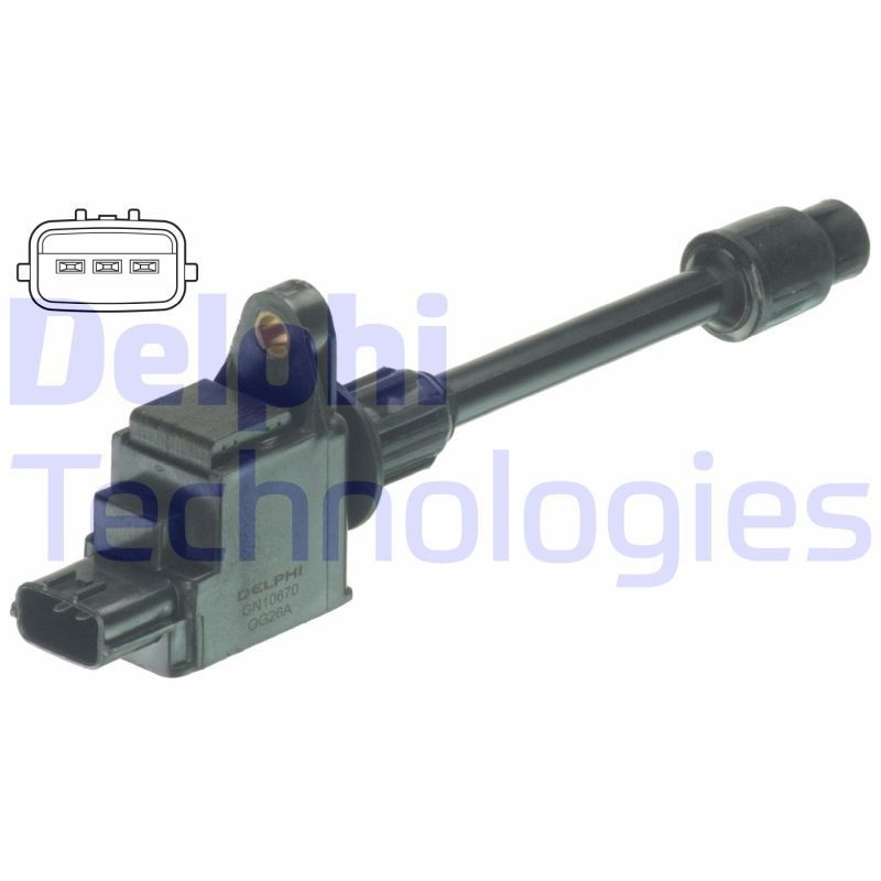 DELPHI Tændspole Varenummer: GN10670-12B1 billige